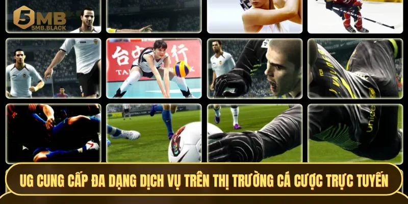 UG cung cấp đa dạng dịch vụ giải trí trên thị trường cá cược trực tuyến